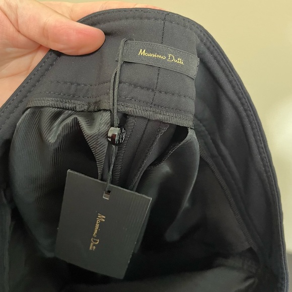 NWT Massimo Dutti Studded Black Pants - Picture 7 of 13